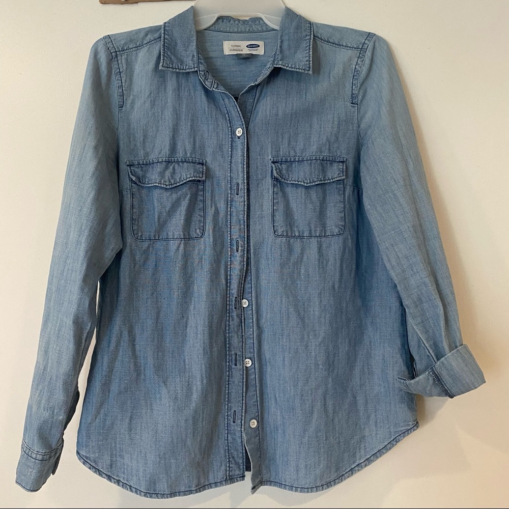 Old navy jean button down